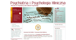Desktop Screenshot of gazeta.psychiatria.com.pl